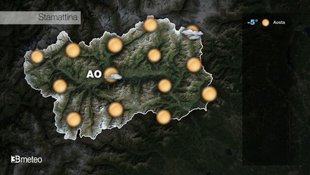 Meteo VALLE D'AOSTA Video: previsioni aggiornate